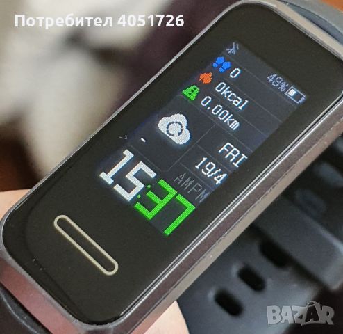 HUAWEI Band 4 Sport Band Фитнес гривна - Черен (Graphite Black), снимка 5 - Смарт гривни - 45356923