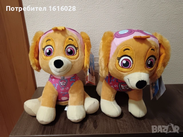 Плюшени играчки на Пес Патрул. Чейс,Маршал и Скай., снимка 3 - Плюшени играчки - 49970738