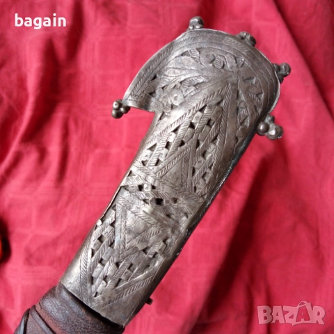 Шашка, карабела, нож, дръжка, сребро..