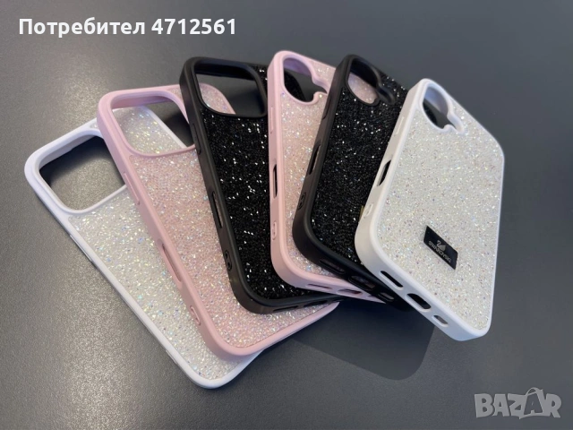 Калъф Swarovski с подарък стъклен протектор, снимка 3 - Калъфи, кейсове - 53240214