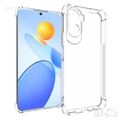 Силиконов калъф Anti-drop за Huawei Honor 90 Lite 5G/X50i 5G, Прозрачен, снимка 1 - Калъфи, кейсове - 47981098