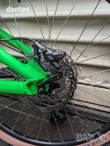 Велосипед Scott voltage yz20 размер S, от 8 до 14 години. MTB. Upgrade Shimano XT, снимка 5 - Велосипеди - 45288657