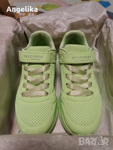 Skechers Сникърси Зелени, снимка 2 - Детски маратонки - 51781648