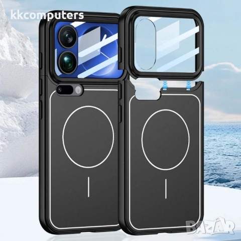 GKK Магнитен Калъф за Xiaomi 17 Pro - PC, Детайлен капак за камера, С включено стъкло, 4 цвята