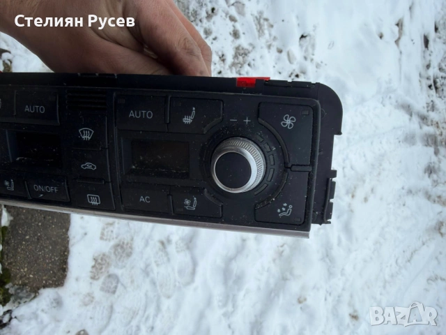  4e0 820 043l климатроник панел / управление аudi a8 s8 d3 5.2 450hp facelift 2009г цена 40 евро   д, снимка 4 - Части - 53558071