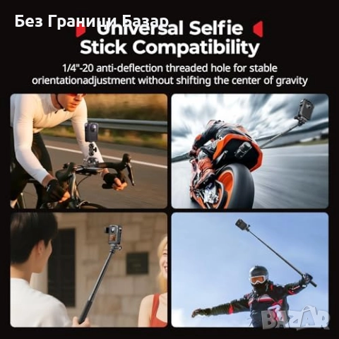 Нова Ултралека клетка за DJI Osmo 360 със студена обувка и 1/4'' резба, снимка 9 - Чанти, стативи, аксесоари - 51920269