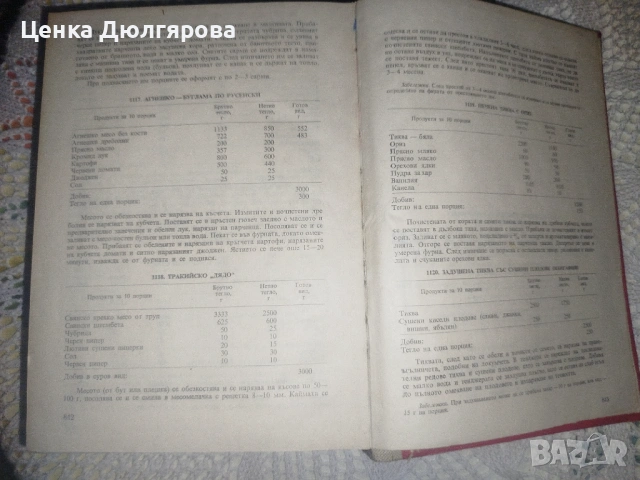 Единен сборник рецепти за заведенията за обществено хранене + подарък, снимка 9 - Енциклопедии, справочници - 51886566