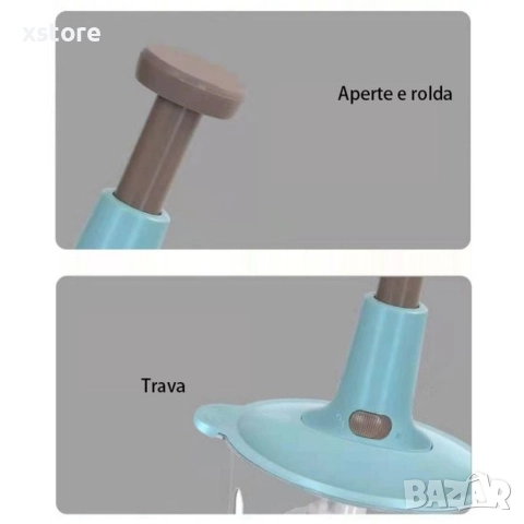 Кухненски робот, чопър с три остриета и ръчно предпазно заключване, 1,5 л., снимка 7 - Кухненски роботи - 52595340