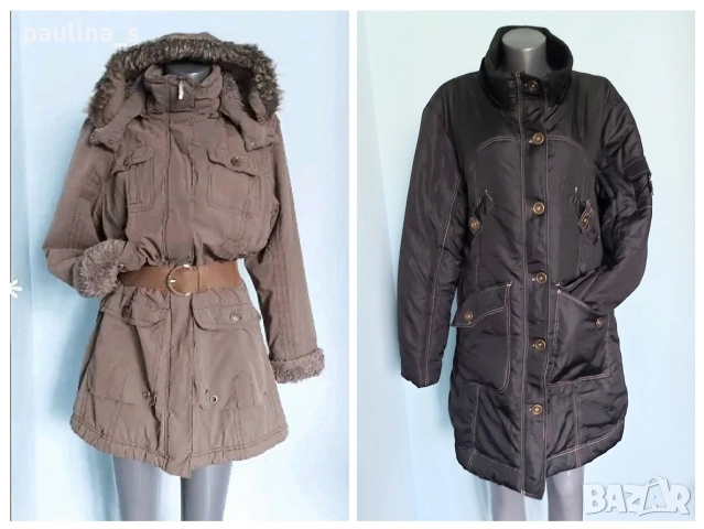 Два различни броя / Топло палто тип парка "Cecil" и "Infinity woman" / голям размер 