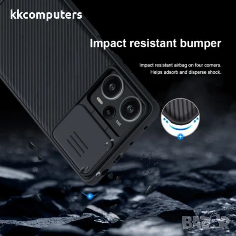 Xiaomi Redmi Note 12 Turbo / Poco F5 NILLKIN CamShield Калъф и Протектор, снимка 6 - Калъфи, кейсове - 53268313