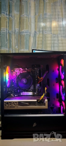 Продавам Добро РС Ryzen 5 5600/32GB/1TB SSD/RX 5700XT/Гаранция, снимка 7 - Геймърски - 52451580