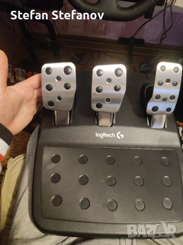 Logitech G923 XBox + PC лаптоп волан + скоростен лост ! С ГАРАНЦИЯ ! Симулатор Forza Assetto Corsa, снимка 7 - Джойстици и геймпадове - 51345858