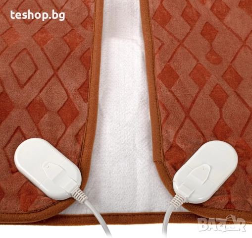 Електрическо одеяло за двойно легло Camry CR7436 150х160 см кафяво, снимка 4 - Олекотени завивки и одеяла - 52980497