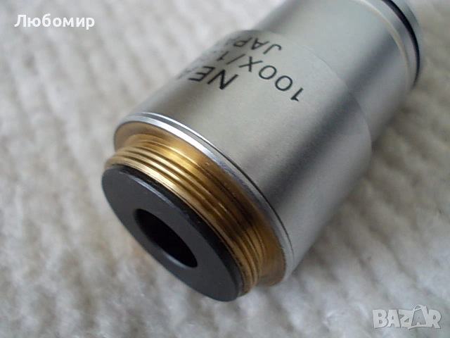 Обектив NEA 100x/1.25 Oil 160/- Olympus Japan, снимка 7 - Медицинска апаратура - 54206470