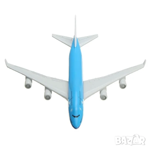 Boeing 747 самолет модел макет KLM Нидерландия европейски превозвач летище такси, снимка 2 - Влакчета, самолети, хеликоптери - 50938709