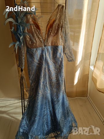 Официална рокля с пера, снимка 11 - Рокли - 45899364