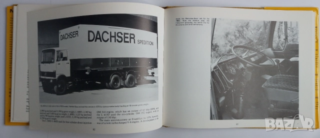 Книга с историята на Mercedes-Benz Daimler Trucks товарни камиони автомобили ремаркета , снимка 7 - Други - 52044038