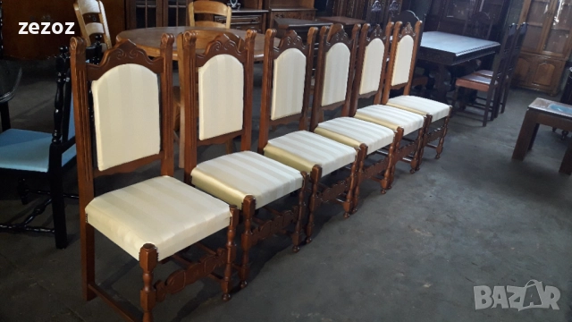 Столове ретро 6 бр. №012, снимка 2 - Столове - 52521990