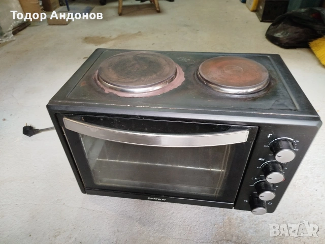 Мини печка / фурна Crown, снимка 2 - Печки, фурни - 53876674