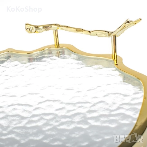 Декоративен поднос-49x42 см./поднос, снимка 4 - Декорация за дома - 52469602