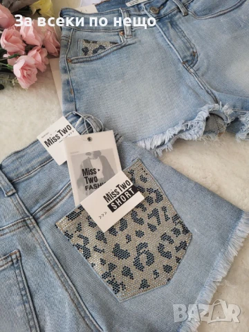Дамски Къси Дънкови Панталонки С Камьчета На Джобове🔝Дамски Къси Дънки Код BS-39, снимка 4 - Къси панталони и бермуди - 51242637
