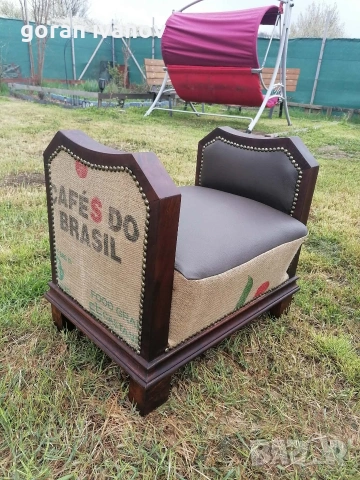 Табуретка в индустриален стил, снимка 4 - Дивани и мека мебел - 54169435