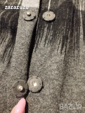 ВЛНА И АНГОРА дамска дълга жилетка, снимка 6 - Жилетки - 53190926