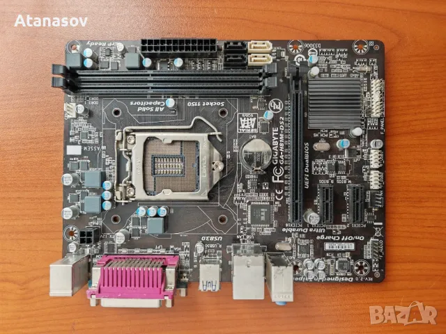 Gigabyte H81m сокет 1150, снимка 9 - Дънни платки - 46873586