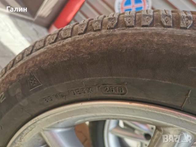 Mercedes джанти с зимни гуми Bf Goodrich 205/55/16, снимка 2 - Гуми и джанти - 53623670