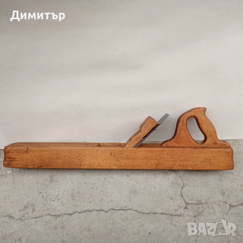 Голямо автентично дървено ренде , снимка 2 - Антикварни и старинни предмети - 53724200