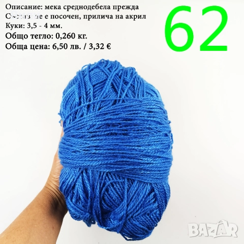 Евтини прежди в малки количества - нови и остатъци , снимка 17 - Други - 52029790