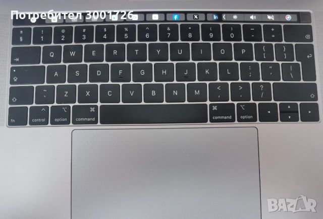 Apple MacBok Pro 15" A1990 i7, 16GB RAM, 256GB SSD 2019, снимка 6 - Лаптопи за работа - 45965573