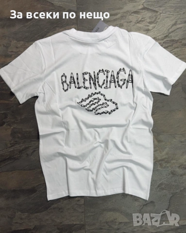Balenciaga Мъжка Тениска👕Мъжка Блуза С Къс Ръкав - Налични Различни Цветове Код NGHSP29