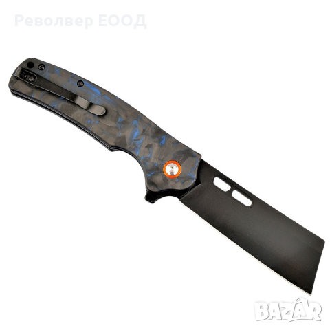 Сгъваем нож Dulotec K261-BL дръжка от G10 с карбоново покритие и D2 стомана, снимка 2 - Ножове - 45007808
