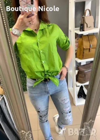 Дамска риза и дънки   , снимка 1