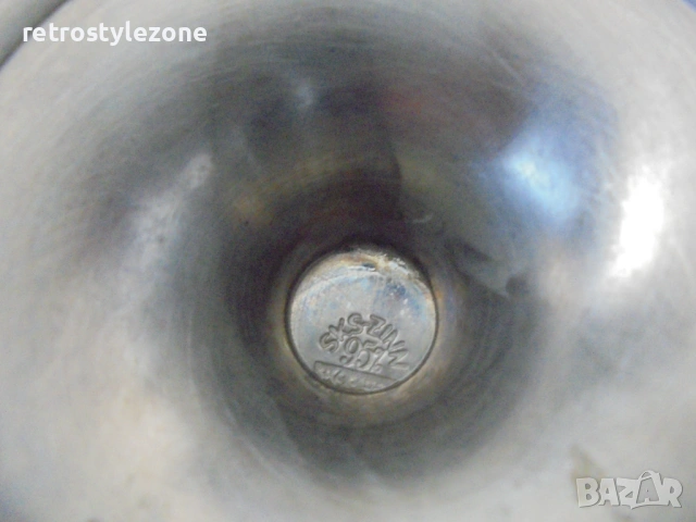 № 8530 Старинна скандинавска кана SKS TINN 95%  , снимка 6 - Други ценни предмети - 53863568