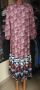 Дълга рокля на цветя с пъстър пейсли принт волан ХЛ/2ХЛ размер , снимка 7