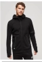 Мъжко спортно горнище с качулка SUPERDRY Mens GymTech Zip Up Hoodie – Black Muscle Fit XL черно, снимка 4