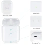 Калъф за безжично зареждане, съвместим с AirPods Pro 1 и Pro 2, бутон за синхронизиране, снимка 4