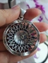 Масивен сребърен медальон , снимка 2