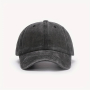 Бейзболна шапка - vintage, denim - Черна, снимка 1