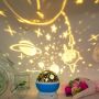 Нощна лампа за детска стая планетариум звезди звездички