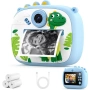 Детска камера с моментален печат – Еднорог / Динозавър, Instant Print Camera с 1080P видео и 32GB ка, снимка 5