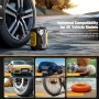 Мощен CaRSun 12V компресор за гуми – запалка, LED, защита от пренапомпване, снимка 5