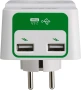Предпазител, контакт от пренапрежение 2x USB, 2 модела, Германия, снимка 8