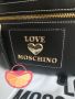 LOVE MOSCHINO 🍊 Дамска кожена раница "BLACK & GOLD" нова с етикети, снимка 1 - Раници - 46009789