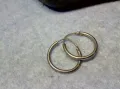 СТАРИ ФИНИ СРЕБЪРНИ ОБЕЦИ СРЕБРО 925 КЛАСИЧЕСКИ РЕТРО АРТ МОДЕЛ РЪЧНА МАЙСТОРСКА РАБОТА 47676, снимка 2