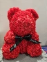 Мече от рози 35 см, снимка 1