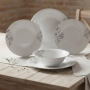 Комплект чинии 24 части с геометричен дизайн , снимка 3
