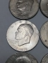 лот от 6 монети 1 долар Айзенхауер 1972,76,77 г., снимка 4